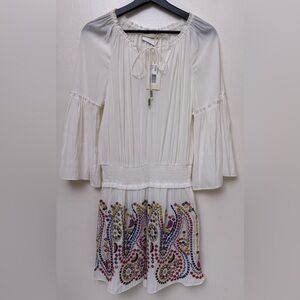 NWT Ramy Brook Embroidery Embellish Lined‎ Skirt GRAHAM Mini Dress Size XS